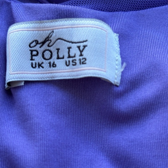 Oh Polly Eternal Light Cut Out Mini Dress in Purple US Size 12 - Picture 7 of 13